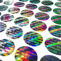 3D Adhesive Custom Design Holographic Security Code Sticker Sheet Label